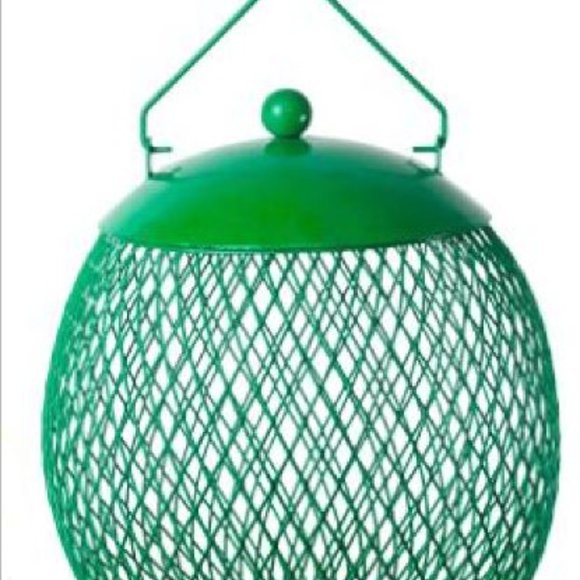 NWT-  Globe Bird Feeder - Green - Picture 1 of 6